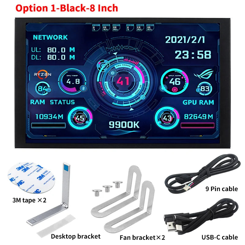 8inch | 20.32cm | Smart Screen