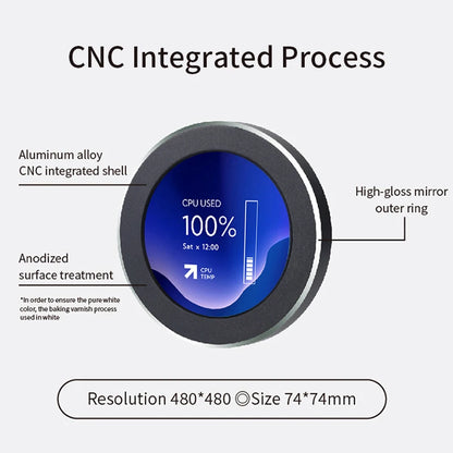 2.1inch | 5.3cm | Round Smart Screen – TURZX-Monitor