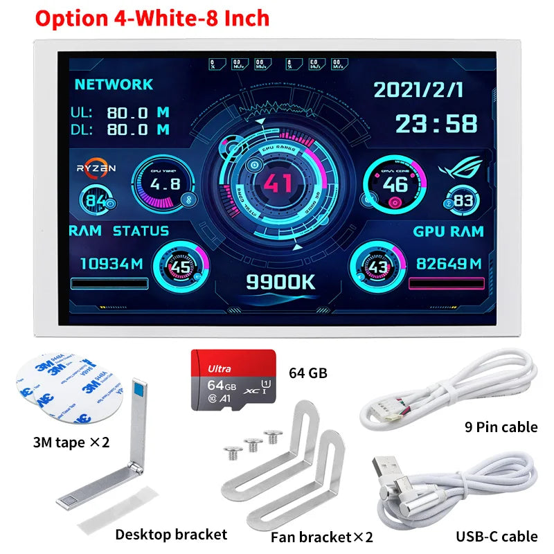 8inch | 20.32cm | Smart Screen