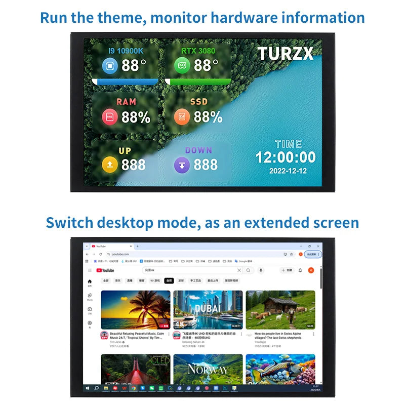 8inch | 20.32cm | Smart Screen