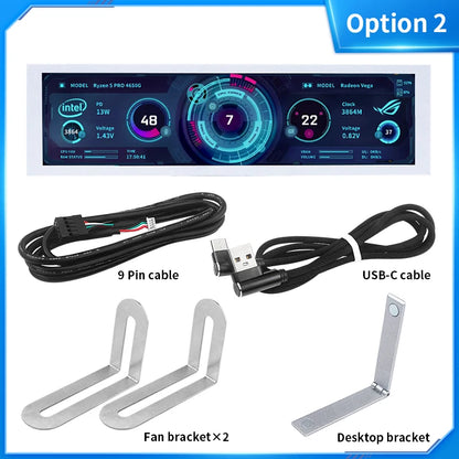 TURZX 8.8インチ USB接続 スマートスクリーン 小型モニター ホワイト TURZX 8.8インチ USB接続 スマートスクリーン 小型モニター ホワイト